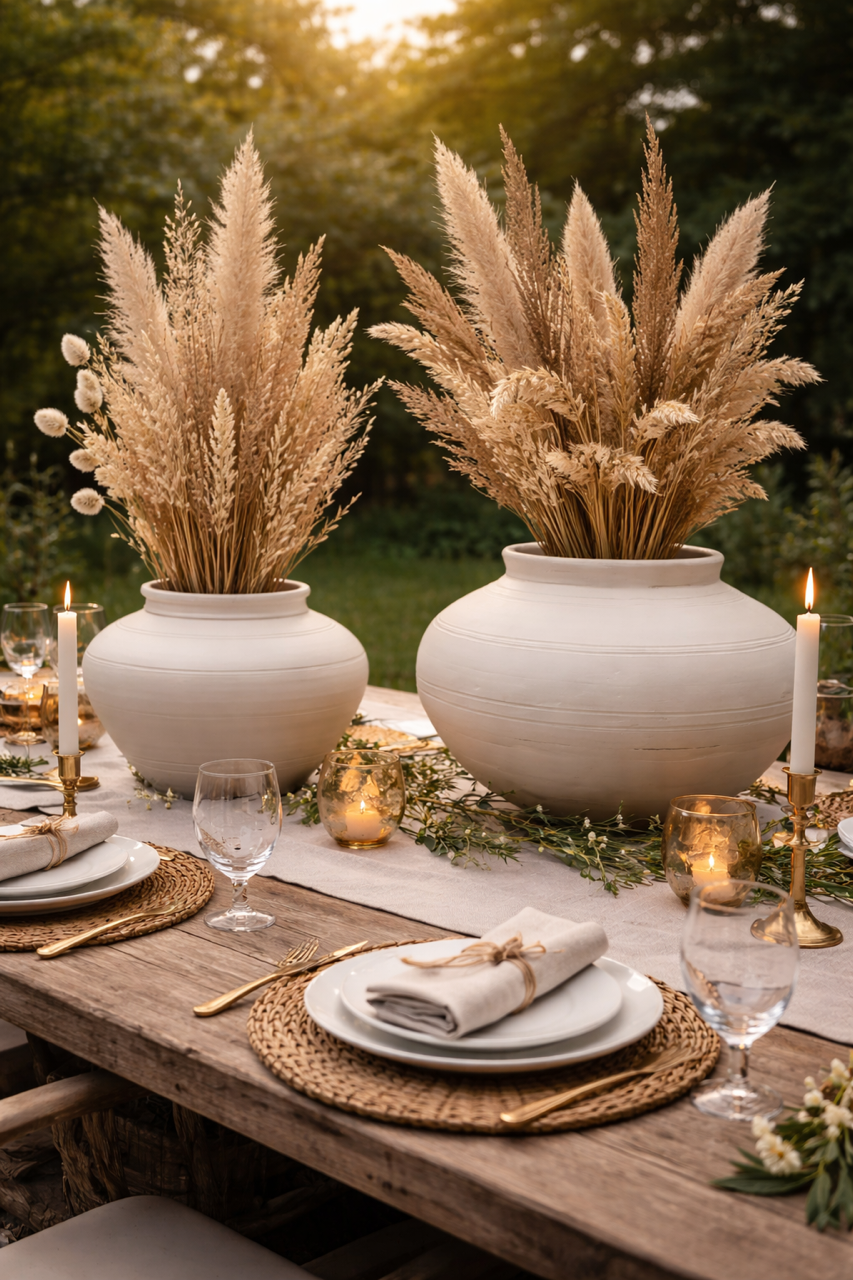 Kendrick White Ceramic Vase | Modern Minimalist Bowl Vase | Neutral Home Decor Centerpiece - Image 2