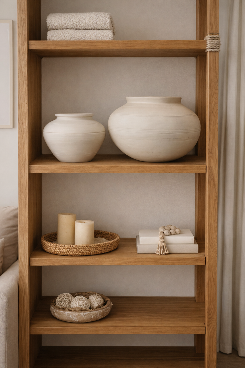 Kendrick White Ceramic Vase | Modern Minimalist Bowl Vase | Neutral Home Decor Centerpiece - Image 4