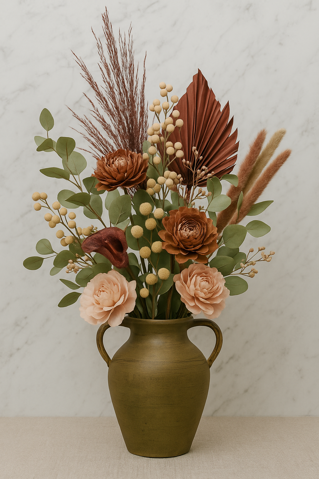 Elliot Ceramic Vase Collection | Rustic Farmhouse Pottery | Organic Handmade Style Home Decor - Image 3