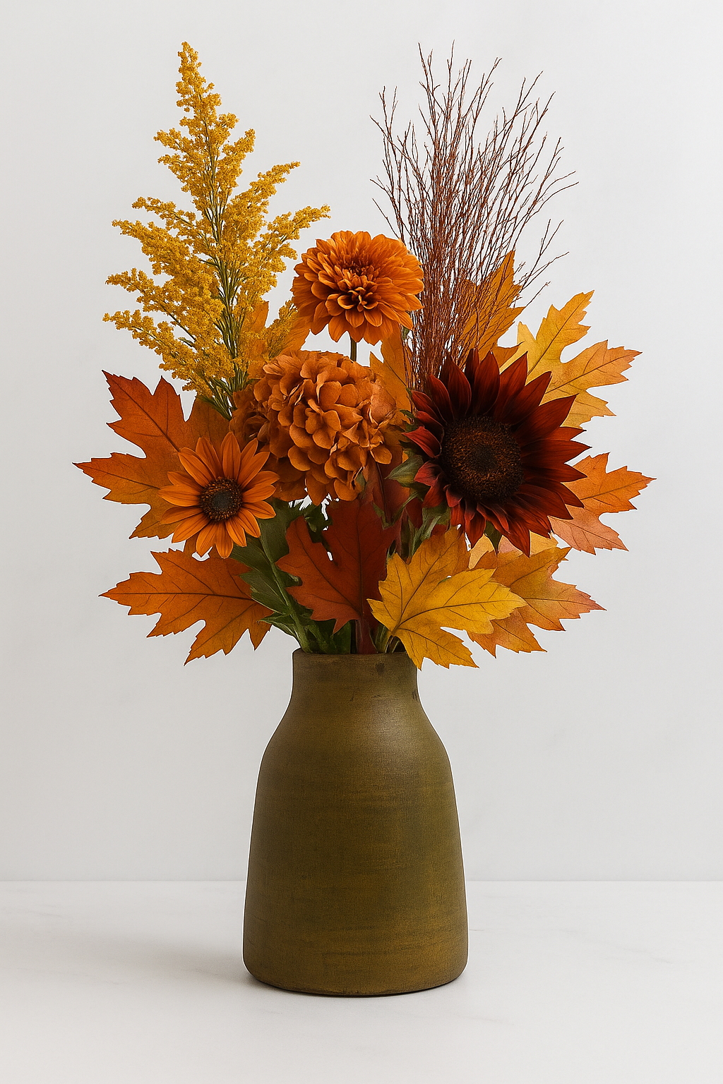 Elliot Ceramic Vase Collection | Rustic Farmhouse Pottery | Organic Handmade Style Home Decor - Image 5